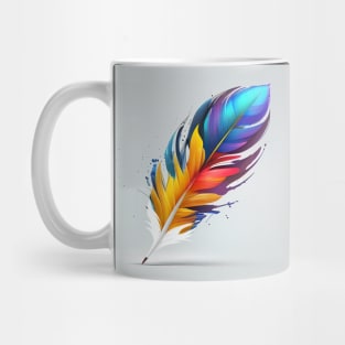 Quill feather pen design Mug